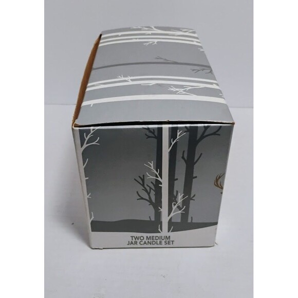 YANKEE CANDLE TWO MEDIUM JAR CANDLE SET BALSAM & CEDAR SPARKLING CINNMON 14.5 OZ - Picture 4 of 7